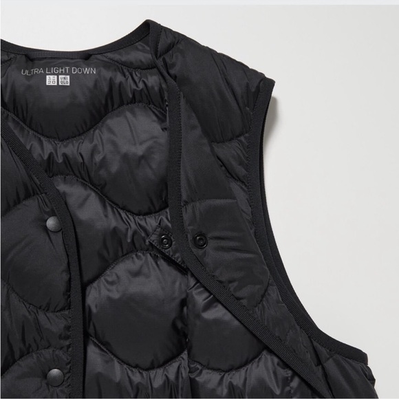Uniqlo Black Ultra Light Down Long Vest - Picture 2 of 10